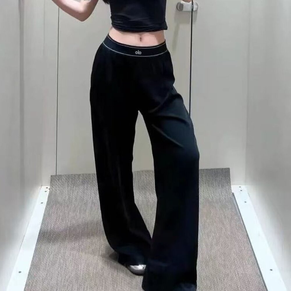 ALO Yoga Pants Black  (Regular) Casual sportswear💌💌